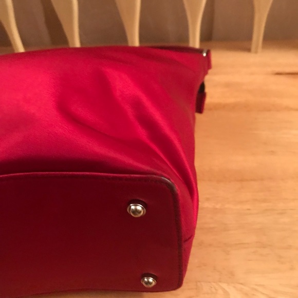 Authentic Kate Spade Ruby Red Nylon Purse - Picture 3 of 5